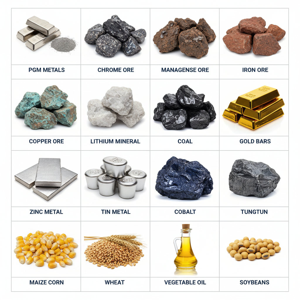World Minerals All Products Photo Grid