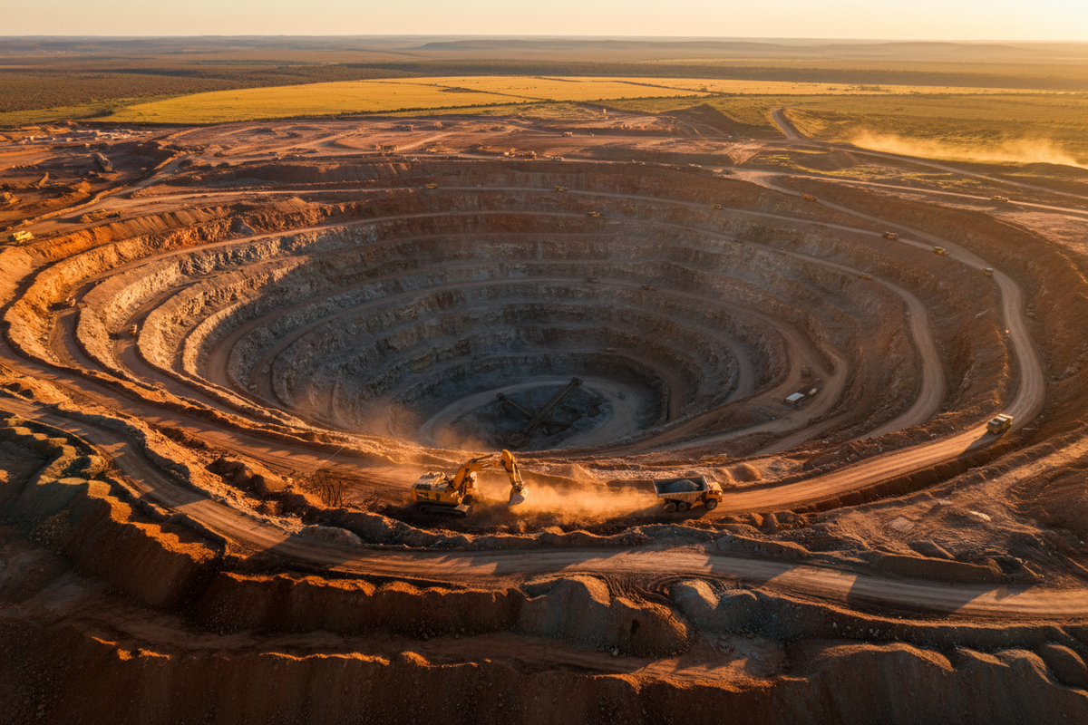 Chrome Ore Mine Aerial
